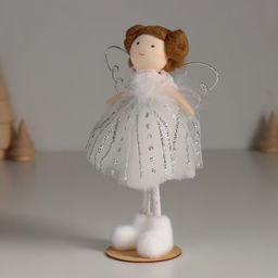 Кукла интерьерная Ангелочек в белом платье и в белых валеночках 5х7,8х15,5 см - Simaland фото 4