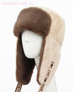 Тиффани экомех пума Ушанка женская флис (56-57)