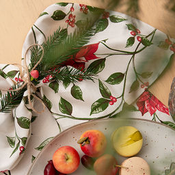 Набор салфеток декоративных 35х35 - 6 шт, саржа Гербариум ВБ 35х35 - Традиция фото 9