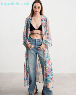 Сабина шифон Ришелье Халат (46-50)