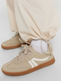 Брюки карго для девочек кремовые - Mark formelle фото 8