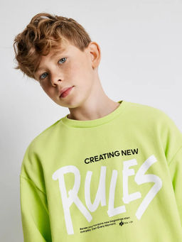 ACOOLA / Джемпер детский для мальчиков Celebrian салатовый  фото 3