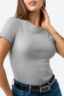 Женская футболка в рубчик Happyfox фото 29