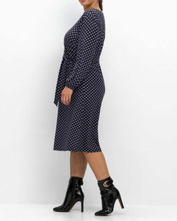 Платье, черно-фиолетовое - Sheego фото 3