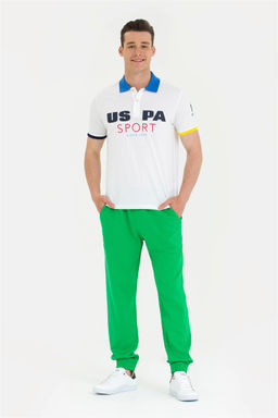 U. S. Polo Assn Мужская белая футболка с воротником-поло - U.s. polo assn фото 11