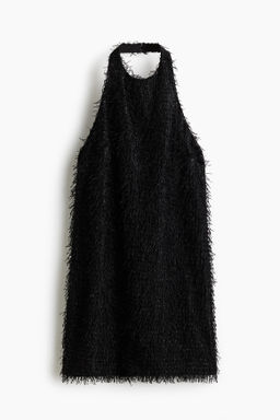 Vestido halter desflecado