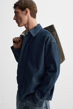 DENIM OVERSHIRT - Zara фото 3