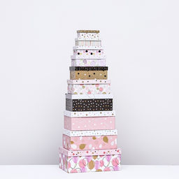 Набор коробок 10 в 1 «От всей души», 32.5×20×12.5 - 12×7×4 (± 1) см