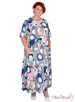 Платье Модель №1459 размеры 44-84 - Plusmoda фото 3