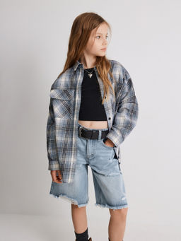 ACOOLA / Шорты джинсовые детские для девочек Odete голубой