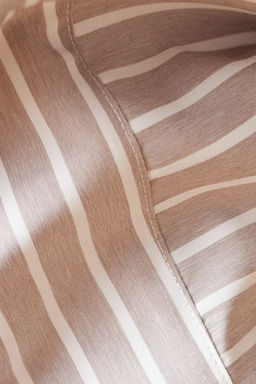 VILATTE / Блузка в полоску с цельнокроеной проймой  фото 3