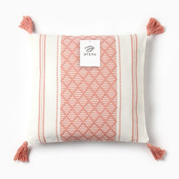 Наволочка декоративная Этель сканди 45*45 см розовый, 100% п/э  фото 4