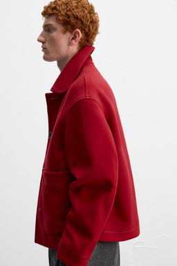 TOPSTITCHED CLOTH JACKET X HARRY LAMBERT - Zara фото 7