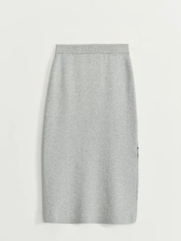 Вязаная юбка миди с вискозой / Zarina