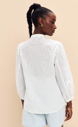 Блузка F512-1102 white - Fine joyce фото 7