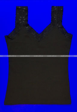 Цена за 1 шт. Майки женские Miss Emma Турция Кружево черные