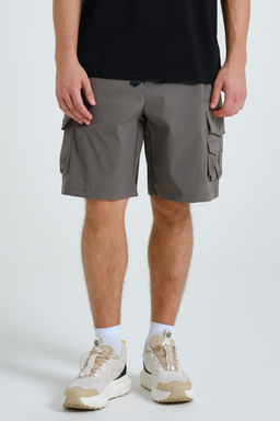 Шорты текстильные Серый