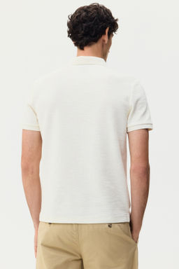 Polo en punto jacquard Slim Fit - H&m фото 5