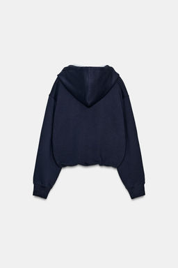 CONTRAST VARSITY HOODIE - Zara фото 6