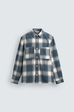 CHECK FLANNEL SHIRT - Zara фото 8