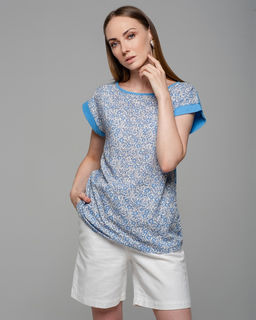 Футболка из штапеля с рукавом кимоно 13.20.2 - Elena sorti фото 6