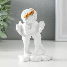 Фигурка полистоун Белоснежные ангелочки - объятия, 8?5?11 см