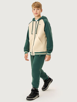 Костюм 7т12526 изумруд/беж