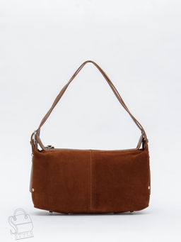 Сумка женская кожаная 6148QF brown Polina&Eiterou