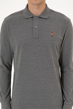 Erkek Antrasit Melanj Basic Sweatshirt Sepette S_rpriz _ndirim - U.s. polo assn фото 6