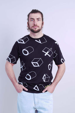 CRB wear/CSSM 60413-22 Футболка мужская,черный/Ex.Cherubino