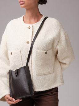 Кожаная сумка кросс-боди Leya DBR 30919 темно-коричневый фото 2