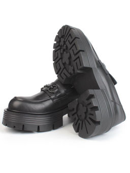 03-C1805-1 BLACK Лоферы женские (натуральная кожа)