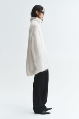 Jersey de cuello alto en mezcla de mohair - H&m фото 5