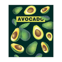 Тетрадь 48 листов в клетку Calligrata Авокадо, обложка мелованный картон, твин-лак + выборочный УФ-лак, блок офсет МИКС  фото 2