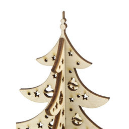 Цена за 2 шт. Модель из дерева «Ёлка сборная №7»