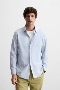 STRIPED STRETCHY SHIRT - Zara фото 2