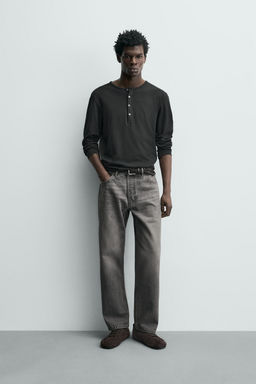 JEANS REGULAR FIT / Gris