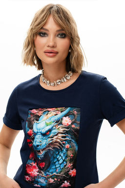 Футболка с шелковой вставкой - Sahar art lab фото 3