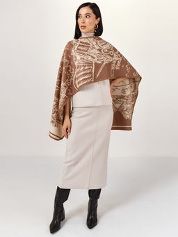 в составе ШЕРСТЬ  и КАШЕМИР Большой, мягкий, теплый  двусторонний палантин - Tantino фото 2