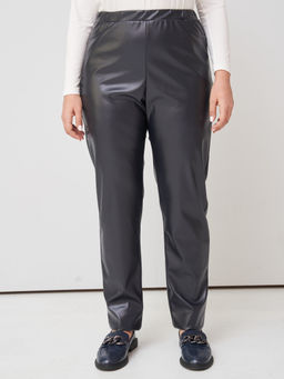 Брюки кожаные ZBB32209DBL05