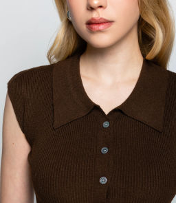 Топ #КТ060 (1), шоколадный