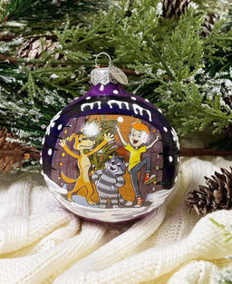 Елочный шар Веселые друзья КУ-80-234088