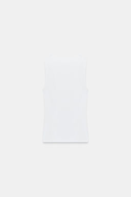 CAMISETA MANGA SISA / Blanco - Zara фото 5