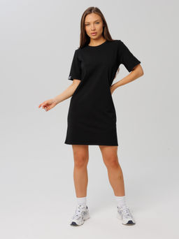 ***Трикотажное платье LINGEAMO черное ВП-05 (7)  фото 6