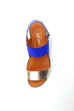 Босоножки 2021.115bl.gold/blue