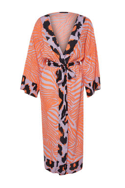 Etnik Desenli Kusakl? Maxi Dokuma Plaj Kimono&Kaftan TBESS21KM0171 - Trendyolmilla фото 20