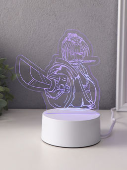 Светильник 3D RISALUX Аниме. Воин, LED-ночник, RGB, от сети, 9.5?14.9?16 см  фото 3