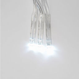 ULD-S0300-200/DTA WHITE IP20 FIRECRACKER Гирлянда светодиодная с контроллером Фейерверк, 3м. 200 светодиодов. Белый свет. Провод прозрачный. ТМ Uniel