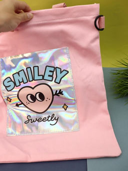 Сумка шоппер "Smiley", pink