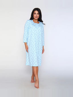 Ночная сорочка женская, цвет голубой